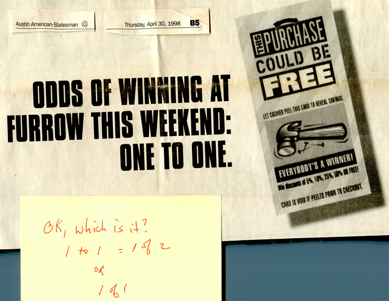 Furrow's Ad